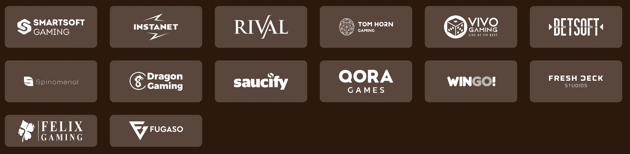 Cocoa Casino providers